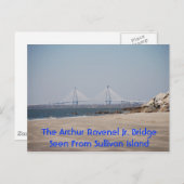 De Arthur Ravenel Jr. Bridge Briefkaart (Voorkant / Achterkant)