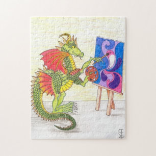 De artiest Jigzaag Puzzle Legpuzzel