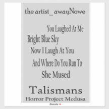 de artist_AwayNowe Talismans V3 zinnen