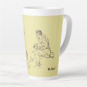 De artistieke latte Mok (Rechterhoek)