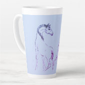 De artistieke latte Mok (Linkerhoek)