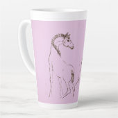 De artistieke latte Mok (Linkerhoek)