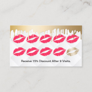 De artistieke moderne gouden drift zorgt ervoor da klantenkaartje