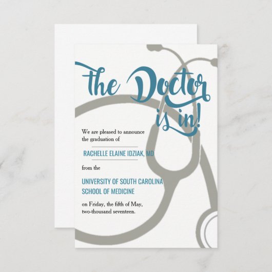 De arts is aankondiging (Voorkant / Achterkant)