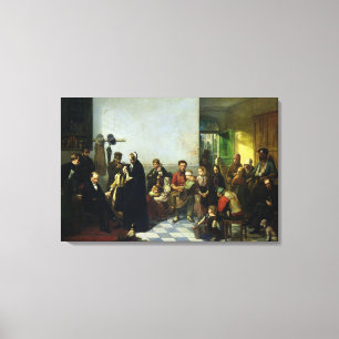 De Arts voor de armen Canvas Afdruk
