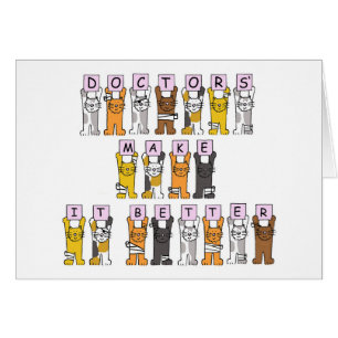 De artsen maken het Betere Katten van de Cartoon