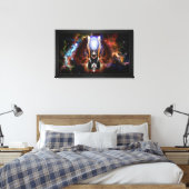 De Arzookiaanse prinses van de vier gloeilampen Canvas Afdruk (Insitu (Slaapkamer))