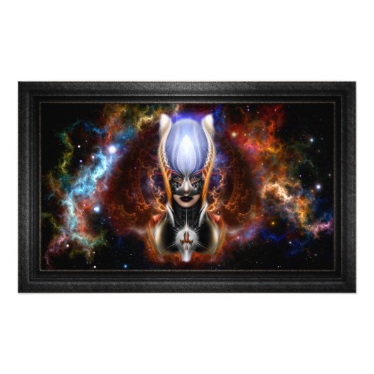 De Arzookiaanse prinses van de vier gloeilampen Foto Afdruk (Voorkant)