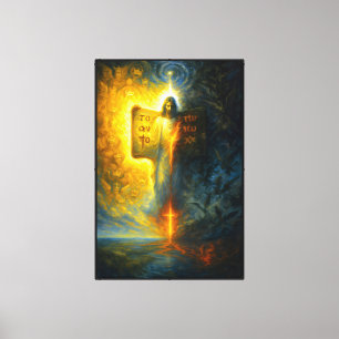 De as van de openbaring canvas afdruk