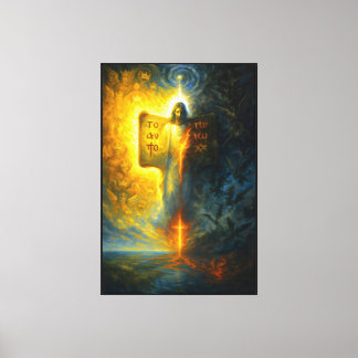 De as van de openbaring canvas afdruk