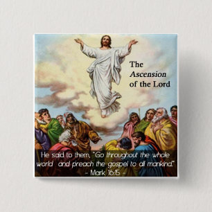 De Ascension van onze Lord Button