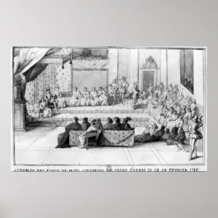 De assemblee van de Blois Estates Poster