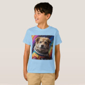De astronaut hond t-shirt (Voorkant volledig)