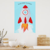 De Astronaut in het portaal Poster (Keuken)