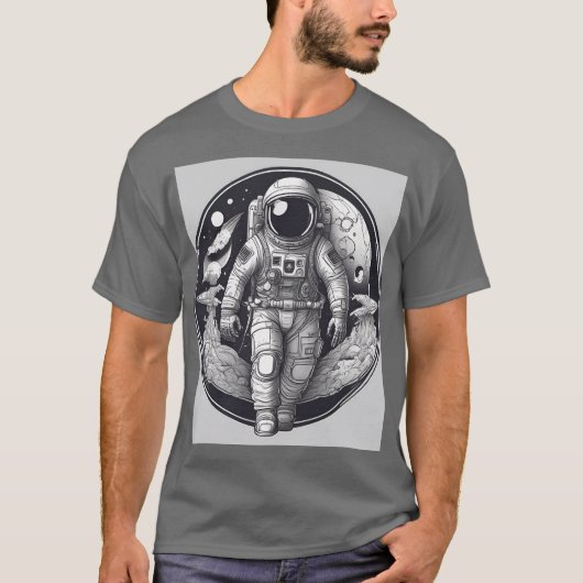 de astronaut t-shirt (Voorkant)