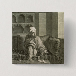 De Astronomer, van Volume II Costumes en Portra Vierkante Button 5,1 Cm