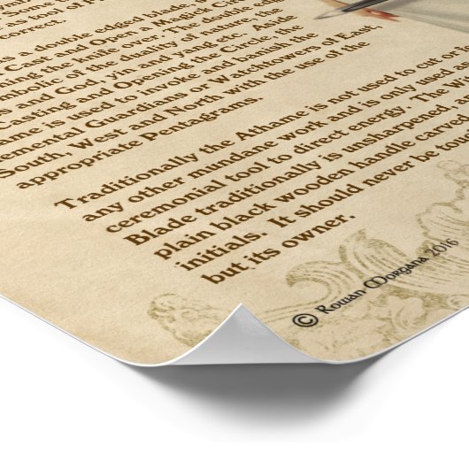 DE ATHAME POSTER (Hoek)