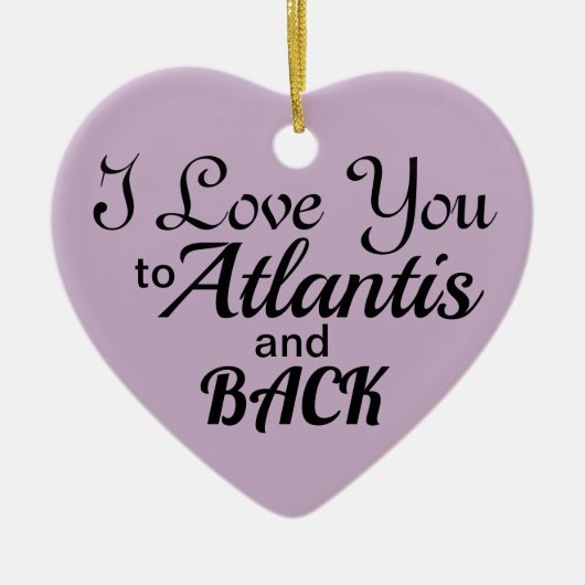 De Atlantis Grail Holiday 2018 Heart Ornament (Voorkant)