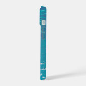 De Atlantische Oceaan voor de kust van de Bahama's iPhone 15 Hoesje (Linkerkant)