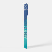 De Atlantische Oceaan voor de kust van de Bahama's iPhone 15 Hoesje (Rechterkant)