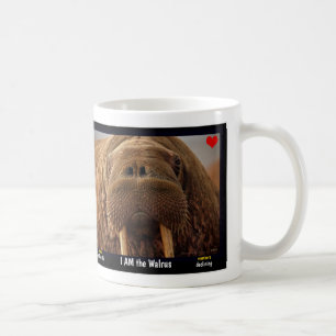 De Atlantische Walrus is bedreigd Koffiemok