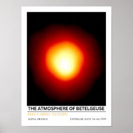 De Atmosfeer van Betelgeuse Ruimte Onderwijs Poster