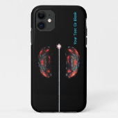 De Atom splitsen Case-Mate iPhone Case (Achterkant)