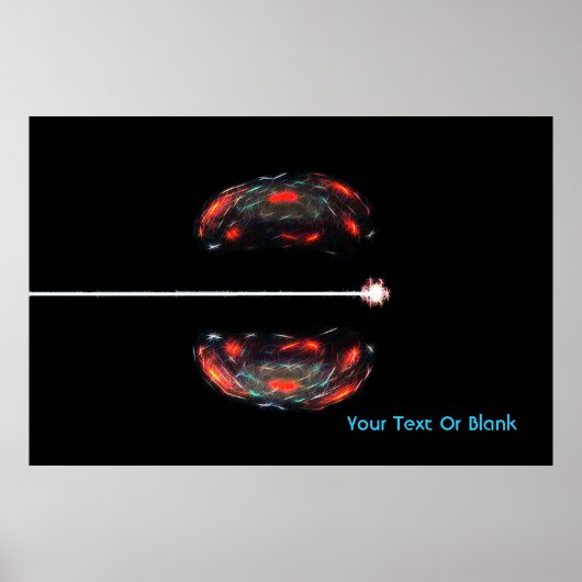 De Atom splitsen Poster (Voorkant)