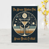 De Atomic Martini Club Atomic Bomb Cocktail Kaart (Gele Bloem)