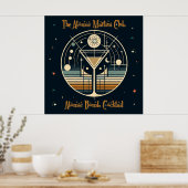 De Atomic Martini Club Atomic Bomb Cocktail Poster (Keuken)