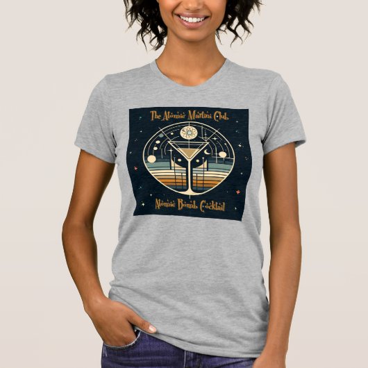 De Atomic Martini Club Atomic Bomb Cocktail T-shirt (Voorkant)