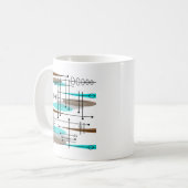 De atoom Moderne Samenvatting van het Midden van Koffiemok (Voorkant links)