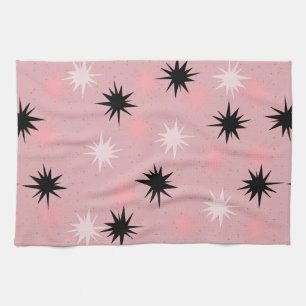 De atoom Roze Handdoek van de Keuken Starbursts