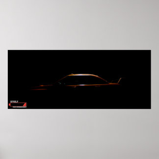 De atoombok 's nachts poster