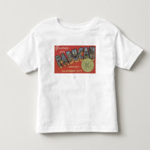 De atoomstad - Grote letterscènes Kinder Shirts