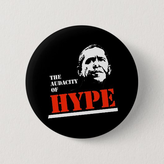 DE AUDACITEIT VAN HYPE RONDE BUTTON 5,7 CM (Voorkant)