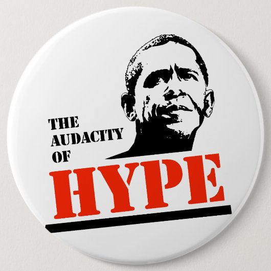 DE AUDACITEIT VAN HYPE RONDE BUTTON 6,0 CM (Voorkant)