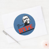 DE AUDACITEIT VAN HYPE RONDE STICKER (Envelop)