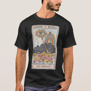 De auditieve  tarot Kaart skeletspieren T-shirt