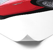 De Austin Healey 3000 Poster (Hoek)