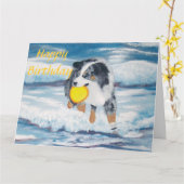 De Australische Grote Kaart van de Verjaardag van (Gele Bloem)