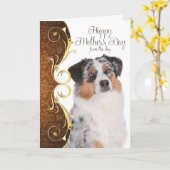 De Australische Kaart van het Moederdag van de (Gele Bloem)