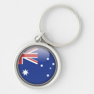 De Australische vlag Sleutelhanger
