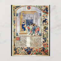 De auteur die zijn boek aan de landbouwers voorleg