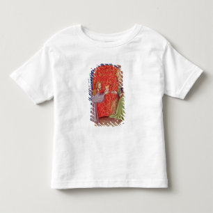 De auteur die zijn boek aanbiedt kinder shirts