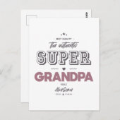 De authentieke super opa briefkaart (Voorkant / Achterkant)
