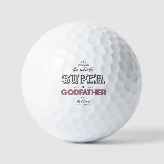 De authentieke superpeetvader golfballen (Voorkant)