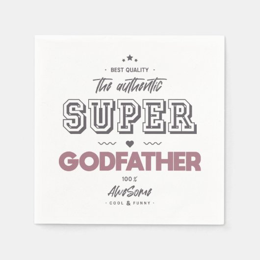 De authentieke superpeetvader servet (Voorkant)