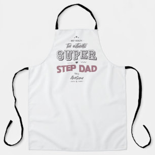De authentieke superstiefvader schort