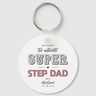 De authentieke superstiefvader sleutelhanger